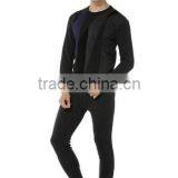 Top Brand 100% Cotton High Quality Men And Women Thermal Underwear Wool Warm Inside Jacquard Long John thumbnail-2
