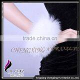 CX-A-11A Wholesale In-stock New Luxury Coat Genuine Fox Fur Cuffs Leather Bracelet thumbnail-2