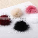 CX-A-07 Mink Fur Adornment Real Mink Fur Pom Pom thumbnail-1