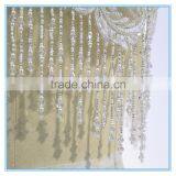 Lady Short Elegant Style Wedding Embroidery Beading Top thumbnail-5