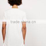 2017 Fashion Black T-Shirts Own Logo MGOO Custom Longline T Shirt Top Sell 100% Cotton Streetwear thumbnail-2