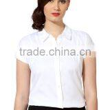 Factory Customized Formal White Shirts for Women MOQ 100 thumbnail-6