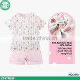Short Sleeve Pineapple Pattern Baby Clothes Set Wholesale High Quality Children Clothes Set thumbnail-2