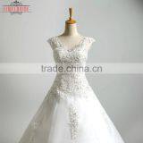 2017 Lace Beaded Ball Gown Wedding Dress thumbnail-3