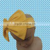 Baby Girls Cute Hair Bands Boutique Children Pure Cotton Headbands With Big Bowknot Wholesale Cheap Hair Bow Children Hairbands thumbnail-6