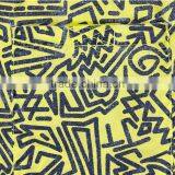 Factory Custom 100% Cotton Wholesale Athletic Shorts With Abstract Print Acid Wash thumbnail-3