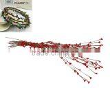 Cheap Stamen Pip Berry Stems Red Gypsum Artificial Flower Stamen thumbnail-1