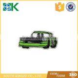 Embroidered Cloth Iron On Patch Sew Motif Applique Cartoon Car Green Patch thumbnail-1