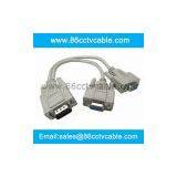VGA Male to 2 Female Y Splitter Cable thumbnail-1