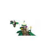 Kids Spiral Plastic Playground Slide Recreation Equipments for Amusement Park thumbnail-1