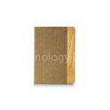 Foldable Kids IPad Air Leather Folio / Wood and Genuineh Leather IPad Cases and Covers