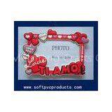 Elegant Different Shaped PVC Photo Frame Home Decoration Soft PVC Picture Frame