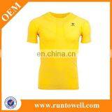 2015 Latest Design Wholesale Custom Short Sleeve Compression Shirts/Top Quality Quick-Dry Custom Cheerleading t Shirts