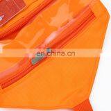 Travel Company Customized Orange Promotional Nylon Hanging Toiletry Bag thumbnail-5