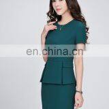 Anti-wrinkle Wholesale Polyester/rayon Manufacture Women Short Sleeve Church Suits thumbnail-4
