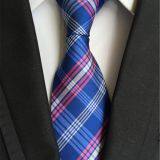 High Manscraft Plain Silk Woven Neckties Skinny Brown
