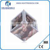 Rotating photo small cube frame for promotional