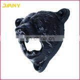 Custom Vintage Cast Iron Wall Mounted Grizzly Bear Teeth Bite Bottle Opener thumbnail-5