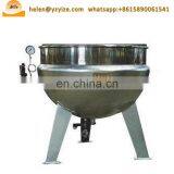 Commercial Electric Steam Gas Jacketed Cooking Kettle Pot With Agitator Mixer thumbnail-5