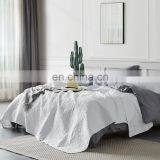 High Quality Beauty Designs African India Turkish Egyptian Double White 3Pcs Cooling Bedspread Set With Pillowcase thumbnail-1