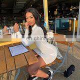 Hot Selling Zip up Rib Fabric Good Quality Full Bodysuits For Women Adults thumbnail-3