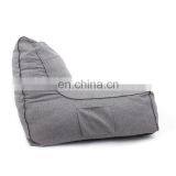 Customized Comfortable Faux Linen Cover Bean Bag Lazy Sofa for Living Room or Bedroom thumbnail-3