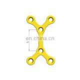 Orthopedic Implant Titanium X-shaped Maxillofacial Bone Plates and Screws Type III