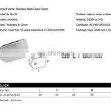 Wholesale Shower Door Balustrades 304 Zinc Alloy Stainless Steel Glass Clamp Post Clip thumbnail-5