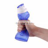 2019 New Fitness 500ML Collapsible Foldable Silicone Drink Sports Mineral Water Bottle Camping Travel my Plastic Bicycle Bottle thumbnail-3