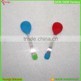 FDA Silicone Spoon With Stainless Steel Handle Silicone Baby Spoon thumbnail-2