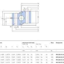 RKS.060.25.1534 Turntable Bearing Swivel Ring 1449X1619x68mm thumbnail-1