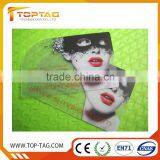 Irregular Shape Transparent Clear Pvc Plastic Card