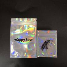 Gold Stamp Custom Made Plastic Bags Foil Line Black Matte Smell Proof Bag 7g 1 Pound Half Ounce thumbnail-3