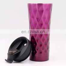 Insulated Stainless Steel Travel Mug Sweat Free Tumbler with Anti-Split Lid,Double Wall Coffee Mug with Leak-Proof Coffee Cup