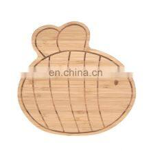 Natural Wooden Animal Shaped Cutting Board Cute Pig Shaped Bamboo or Wood Cutting Board thumbnail-1