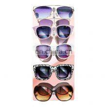 Rose Gold Mirrored Acrylic Sunglasses Display Rack Eyewear Holder Stand Sunglasses Display Stand thumbnail-3