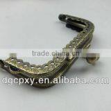 DIY Square Bronze Color Sewing Metal Purse Frame for Coin Purse