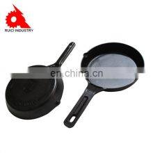 Non Stick Round Pre Seasoned Bbq Grill Pan Skillet Cast Iron thumbnail-4