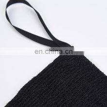 Amazon Best Seller Cool Black Explosive Bathing Bag Foaming Net Bag Exfoliating Scrub Nylon Soap Storage Bag thumbnail-4