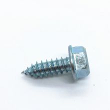 hex flange head self tapping screw hex washer head with/without serrations under head