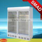 SMAD Made in China Commercial Sliding Door Supermarket Display Fridge thumbnail-1