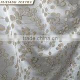 100% Polyester Burn-out Geometric/leaves/ Branches Window Curtain Fabric thumbnail-3