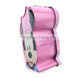 Colorful Storage Tin Cans With Clear Hinge thumbnail-1