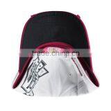 Wholesale 100% Cotton Pink Hat 6 Panel Curved Bill Stone Washed Trucker Cap thumbnail-5