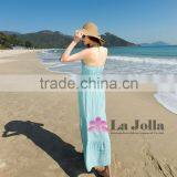 2016 Long Chiffon Beach Fashion Dress, Spaghetti Strap African Style Women Dress thumbnail-2