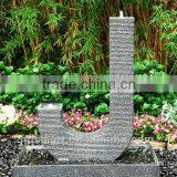 Granite Letter Fountain J thumbnail-1