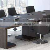 Luxury Wood Oval Desk Top Office Meeting Conference Room Table(SZ-MT099) thumbnail-3