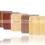 Square Wooden Design Fast Charging Power Bank XHB-SWD