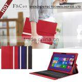 2016 hot selling fashion pu folio leather cover case for microsoft surface pro 4 case