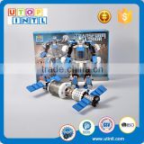 High quality intelligent toy 2 in 1 DIY a robot or a satellite building blocks                        
                                                                                Supplier's Choice